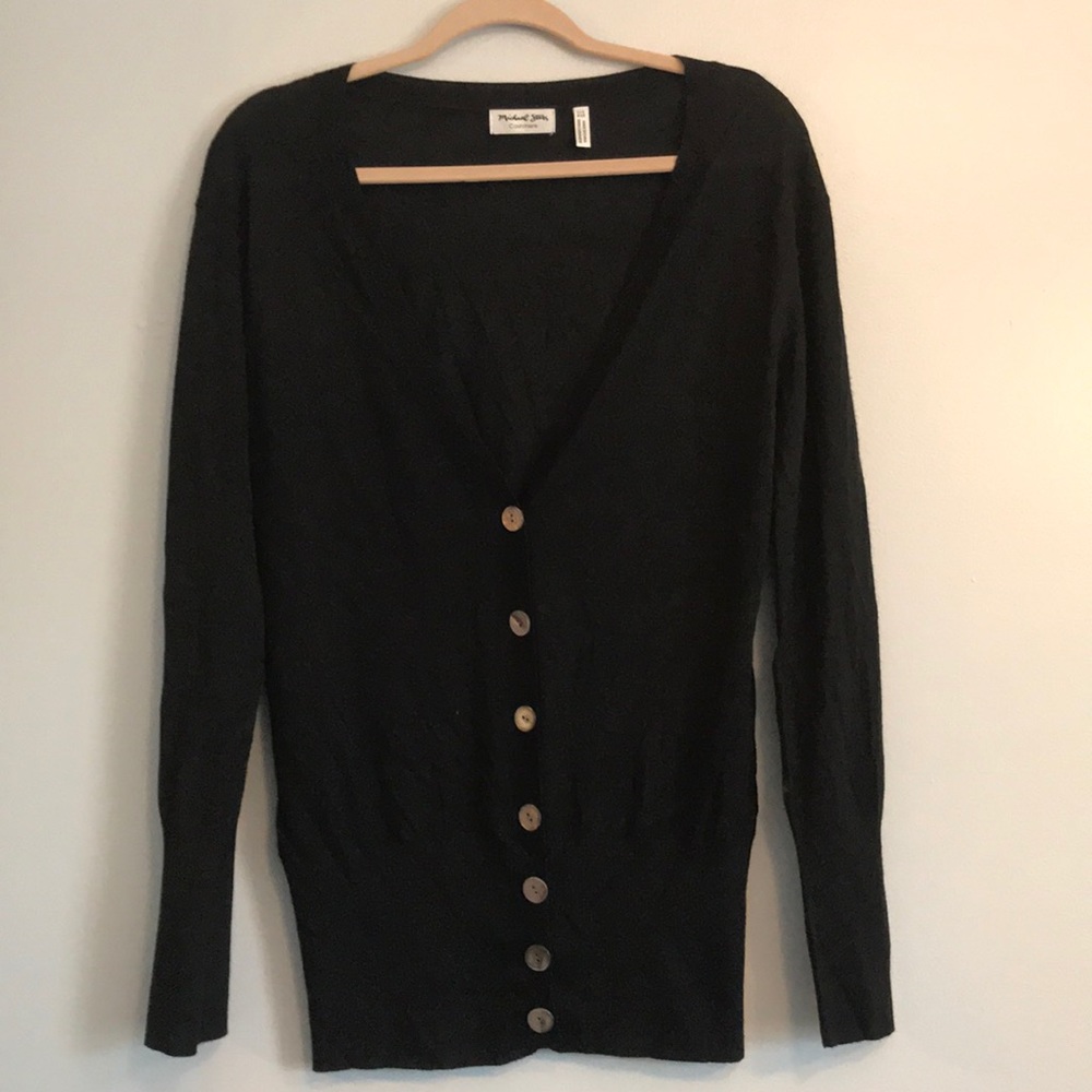 Michael Stars / Black Cashmere Cardigan